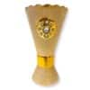 encensoir pour bakhour encens bakhoor doré et strass